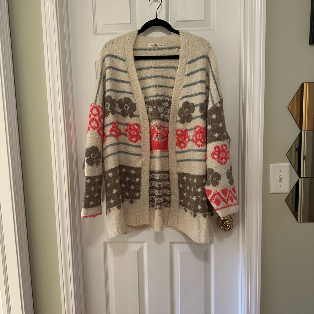 Cozy Multicolor Patterned Women's Sweater